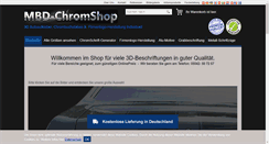 Desktop Screenshot of mbd-chromshop.de