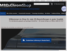 Tablet Screenshot of mbd-chromshop.de
